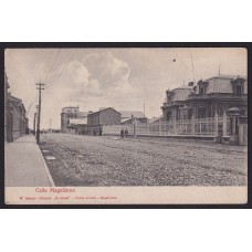 PUNTA ARENAS CALLE MAGALLANES CHILE ANTIGUA TARJETA POSTAL